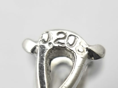 AX 2.194ct D 2.496ct/0.208ct PT900 6.3g Pendant Top 