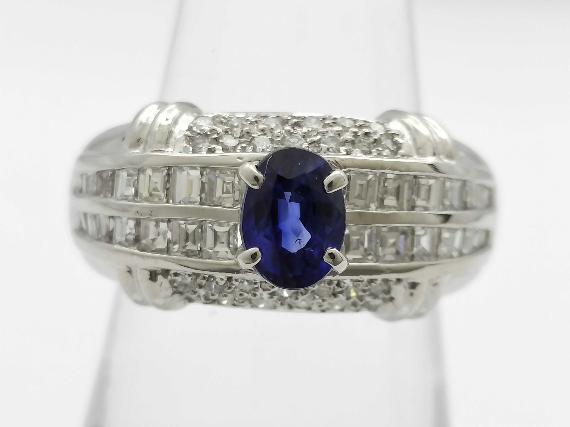 S1.028ct D2.18ct PT900 13.5g Ring 