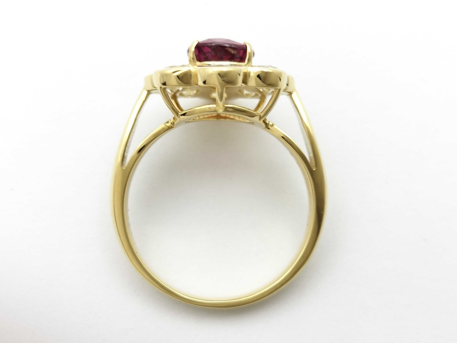 R1.893ct D1.99ct K18 6.3g Ring 