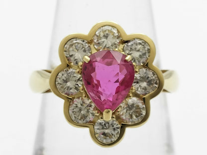 R2.040ct D2.00ct K18 6.4g Ring 