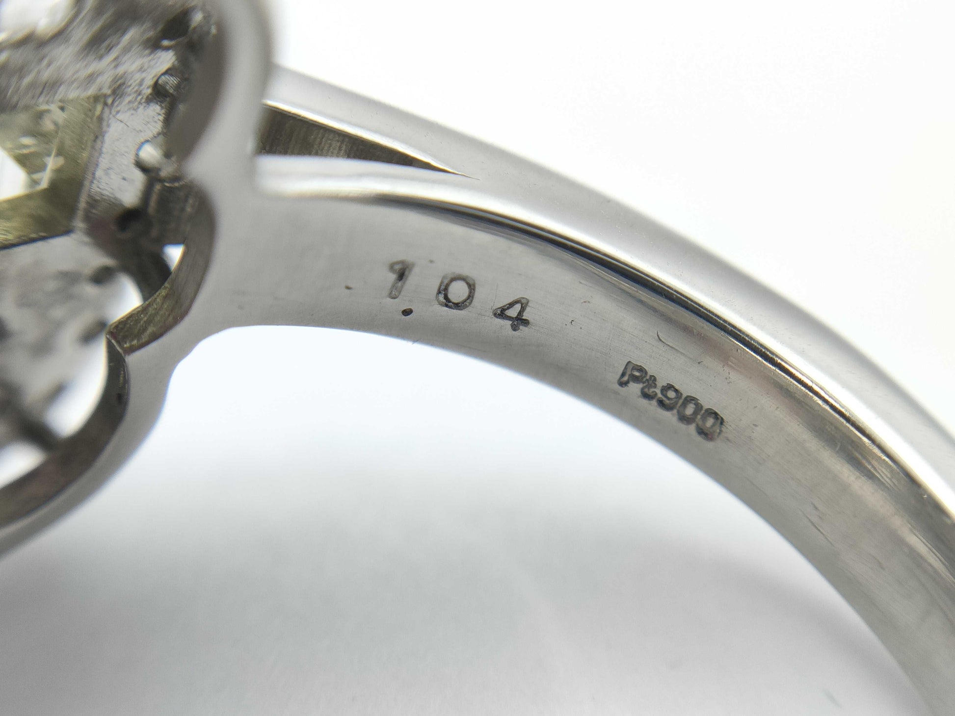 R1.04ct D2.67ct PT900 8.9g Ring 
