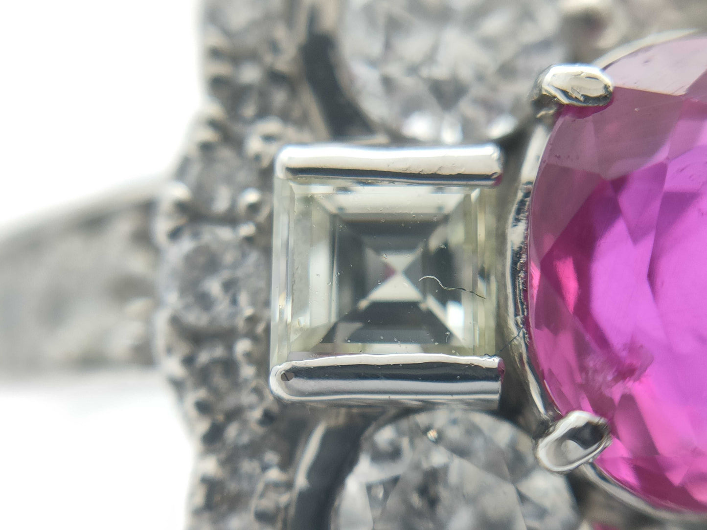 R1.04ct D2.67ct PT900 8.9g Ring 