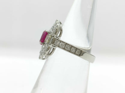 R1.04ct D2.67ct PT900 8.9g Ring 