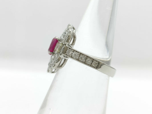 R1.04ct D2.67ct PT900 8.9g Ring 