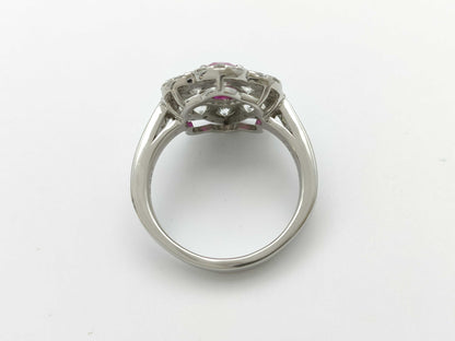 R1.04ct D2.67ct PT900 8.9g Ring 