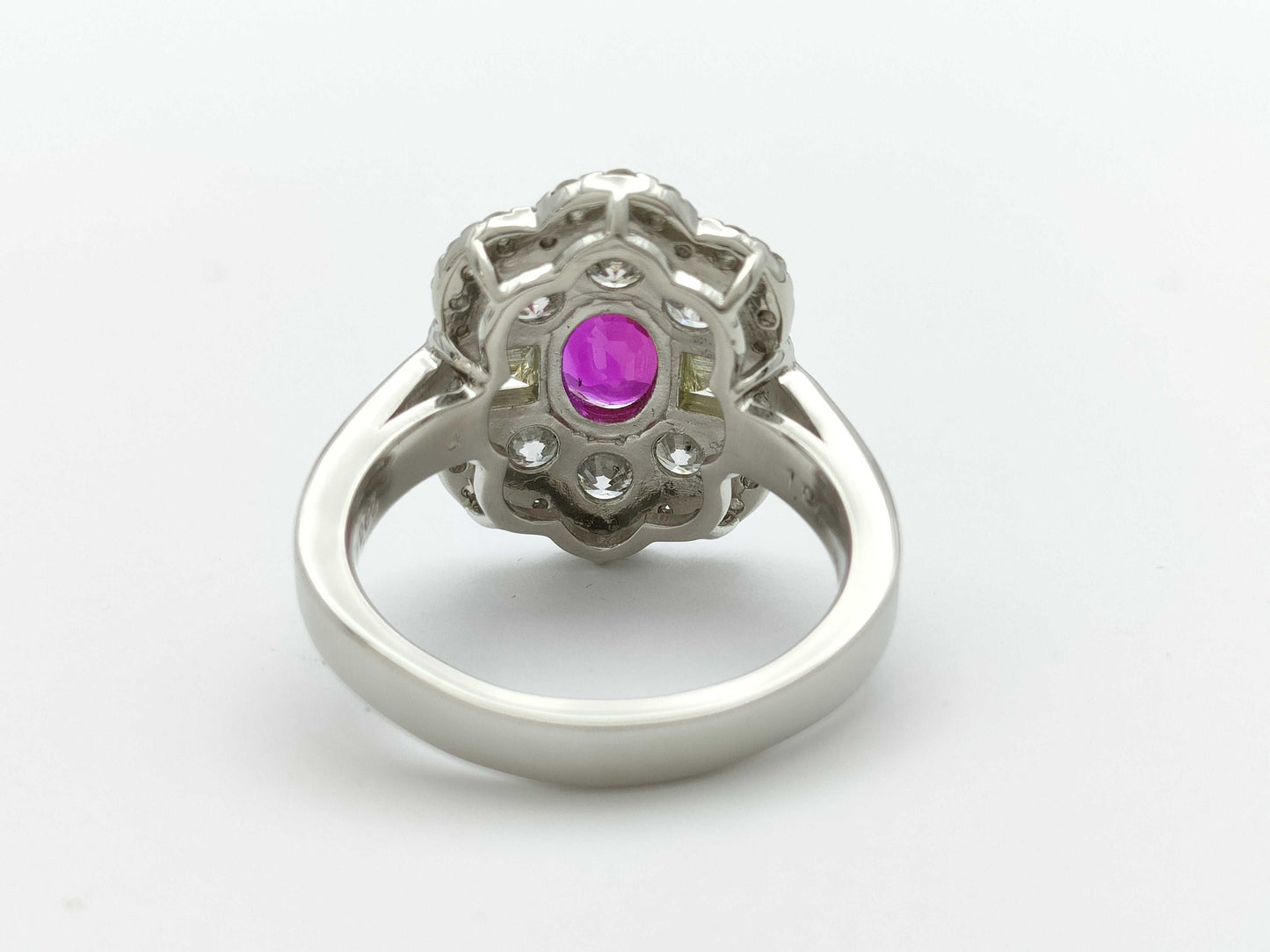 R1.04ct D2.67ct PT900 8.9g Ring 