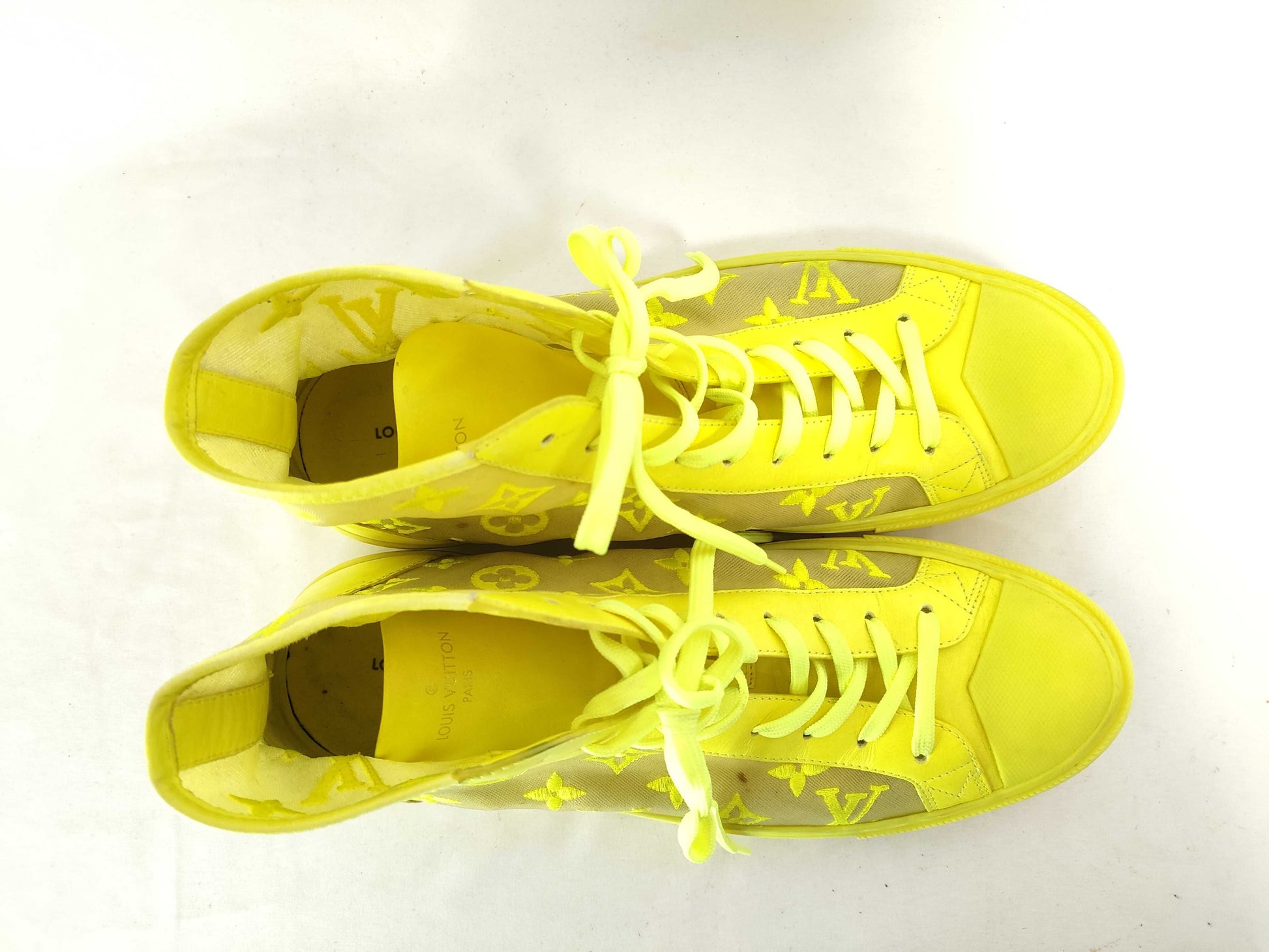 LOUIS VUITTON Tattoo Line High-Top Sneakers Men's Sneakers