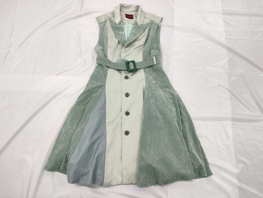ha｜za｜ma Flowing Long Vest Gilet Dress S Dress