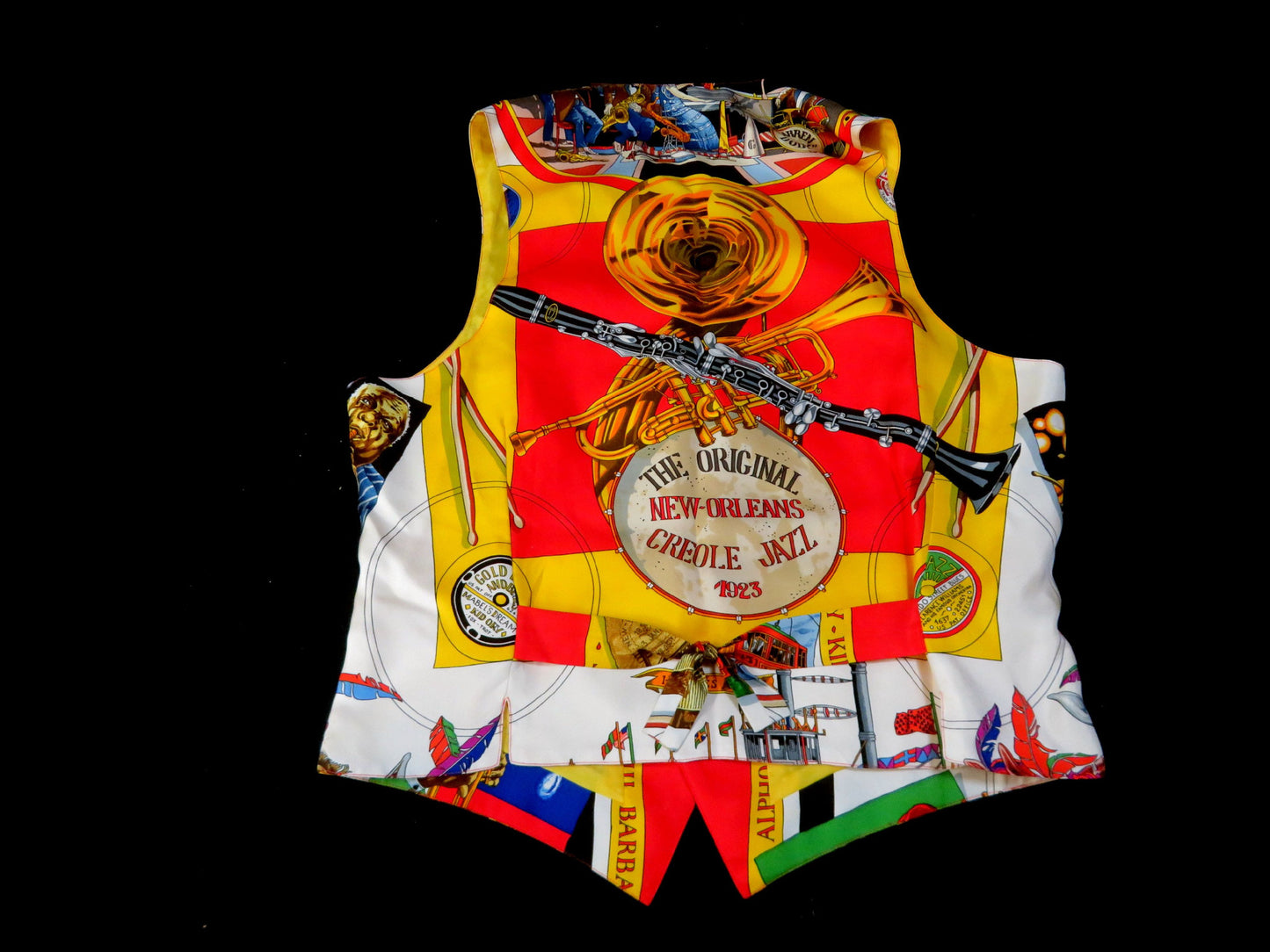 HERMES HERMES New Orleans Creole Jazz Gilet Vest Vest