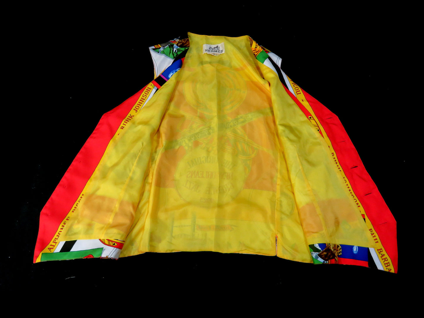 HERMES HERMES New Orleans Creole Jazz Gilet Vest Vest