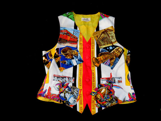 HERMES HERMES New Orleans Creole Jazz Gilet Vest Vest