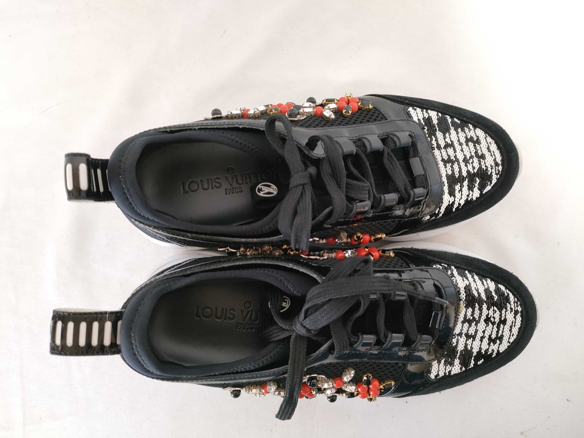LOUIS VUITTON LOUIS VUITTON Monogram Beaded Sneakers Sneakers