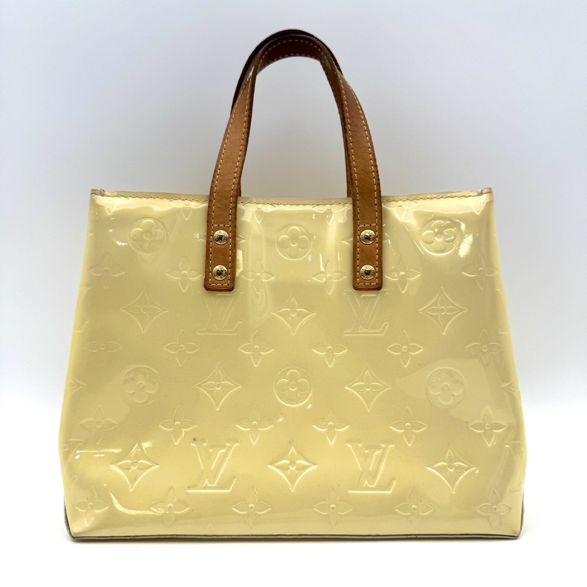 LOUIS VUITTON Vernis Reed PM Handbag