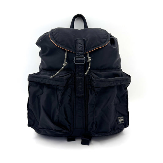 PORTER nylon black backpack