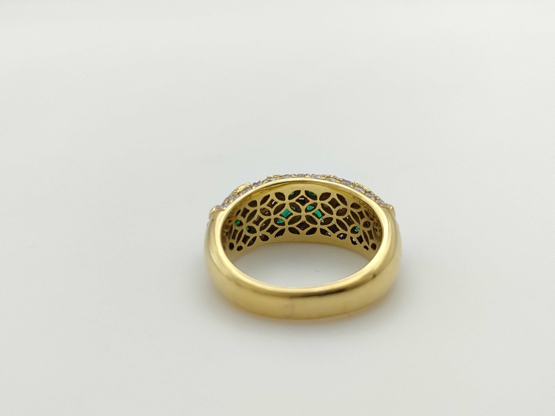 E0.77ct D1.00ct K18 8.2g Ring 