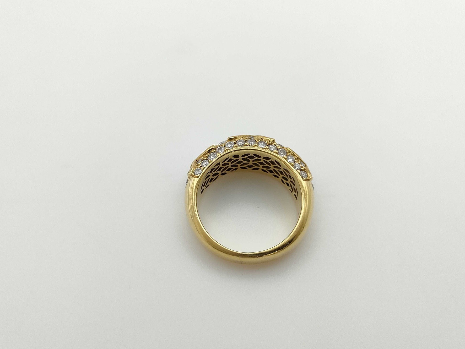 E0.77ct D1.00ct K18 8.2g Ring 