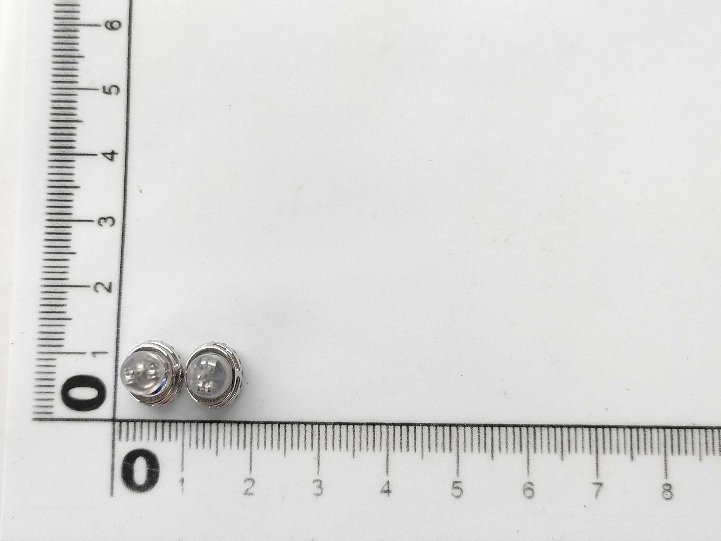 S0.97/0.74ct D0.12/0.12ct PT900 2.9g Earrings 