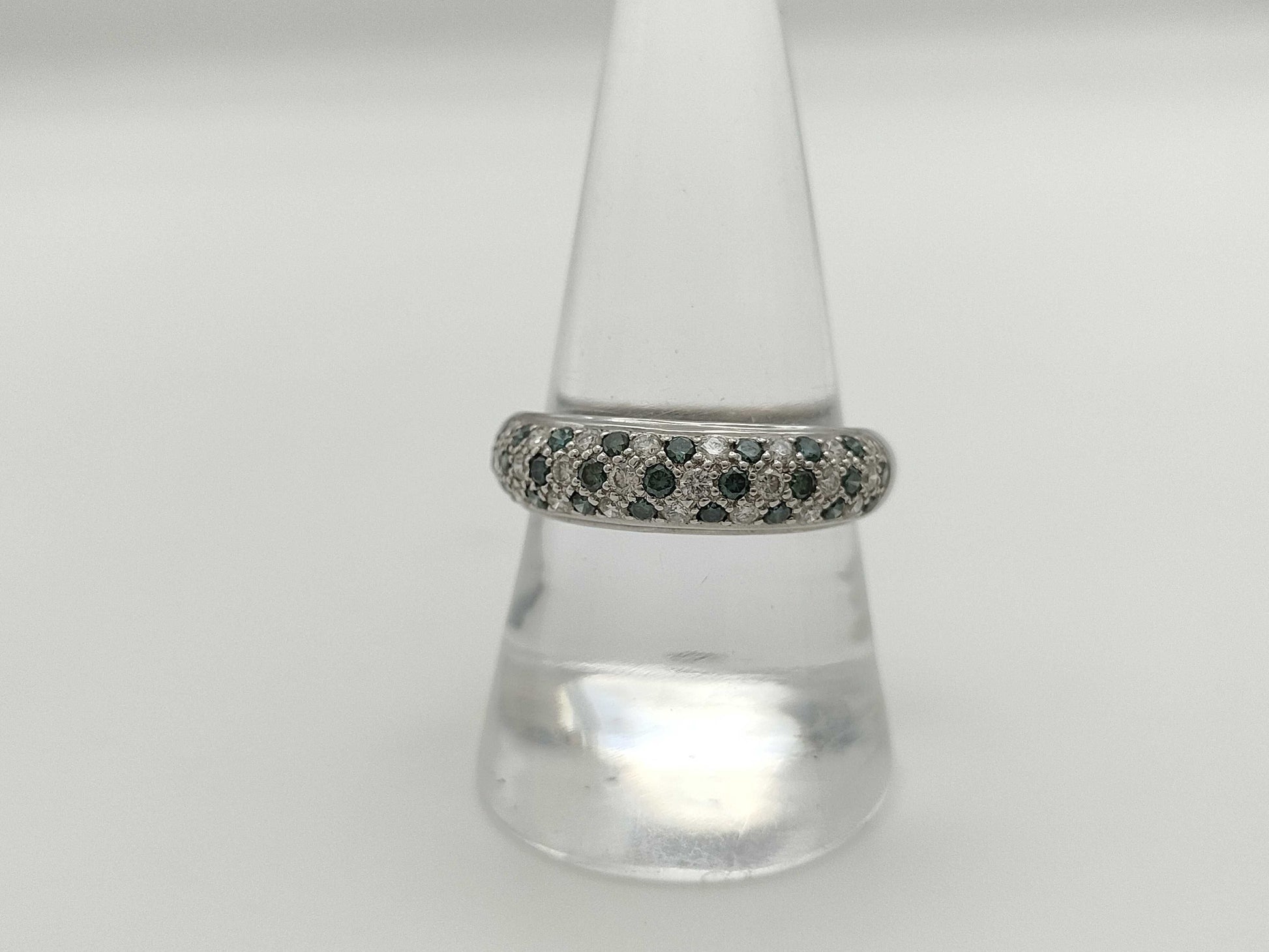 D0.94ct K18WG 5.3g Ring 