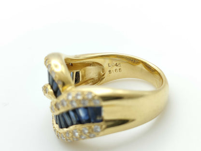 S1.65ct D0.45ct K18 9.3g Ring 