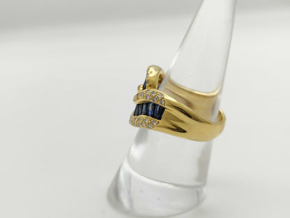 S1.65ct D0.45ct K18 9.3g Ring 