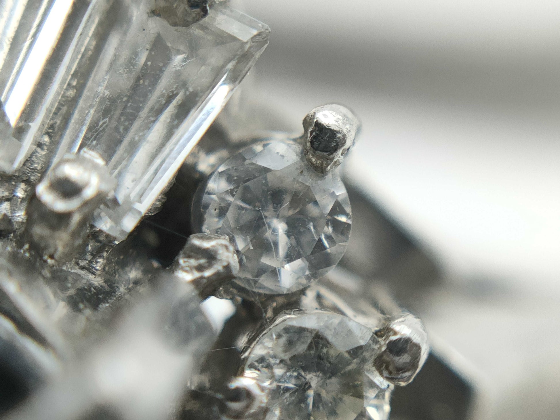 S2.46ct D0.61ct PT900 6.9g Ring 