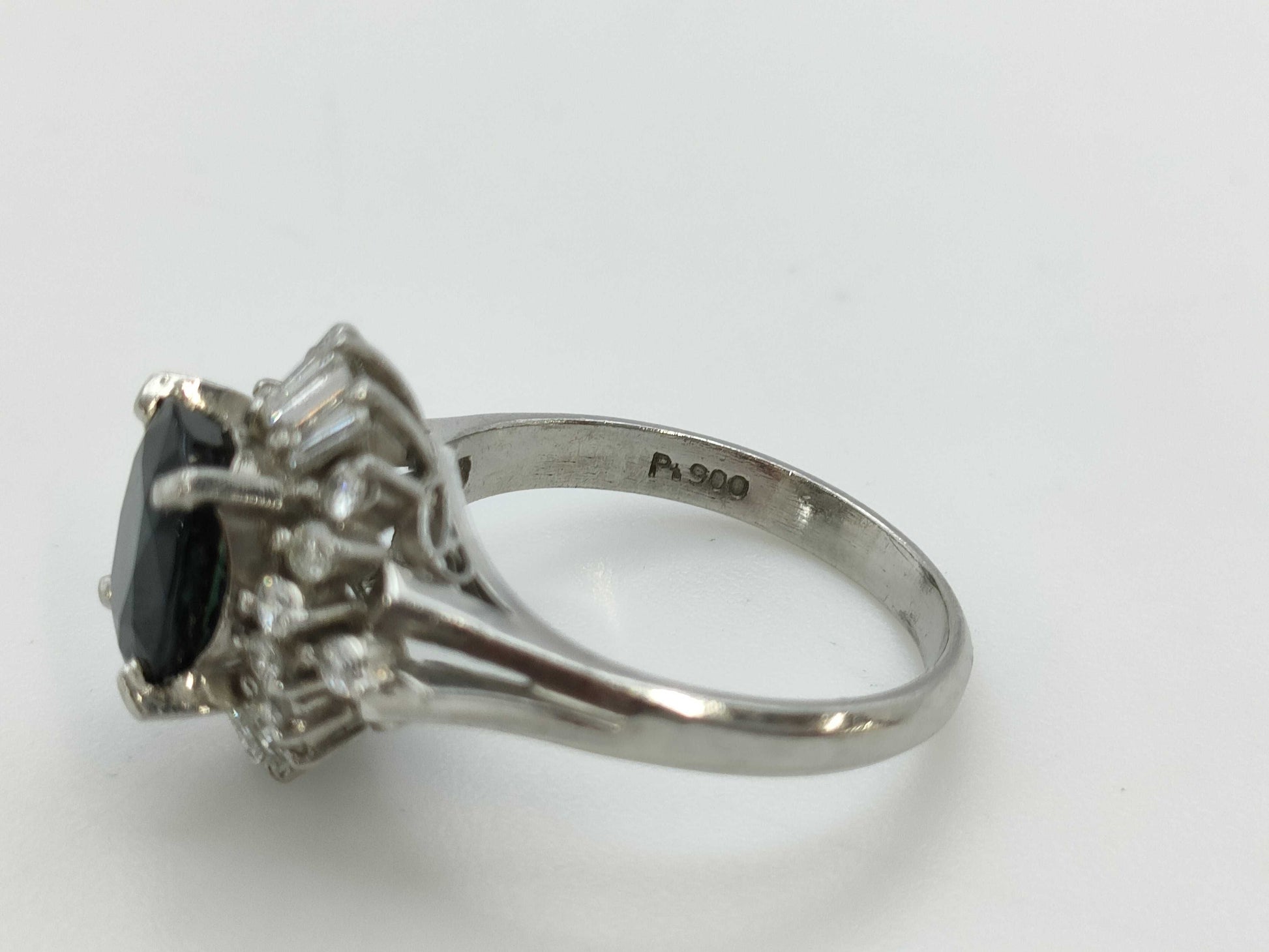 S2.46ct D0.61ct PT900 6.9g Ring 