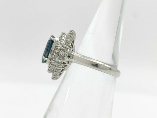 S3.51ct D0.90ct Pt900 9.3g Ring 