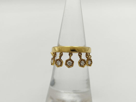 PIAGET Magic Garden #48 Diamond 750 5.8g Ring 