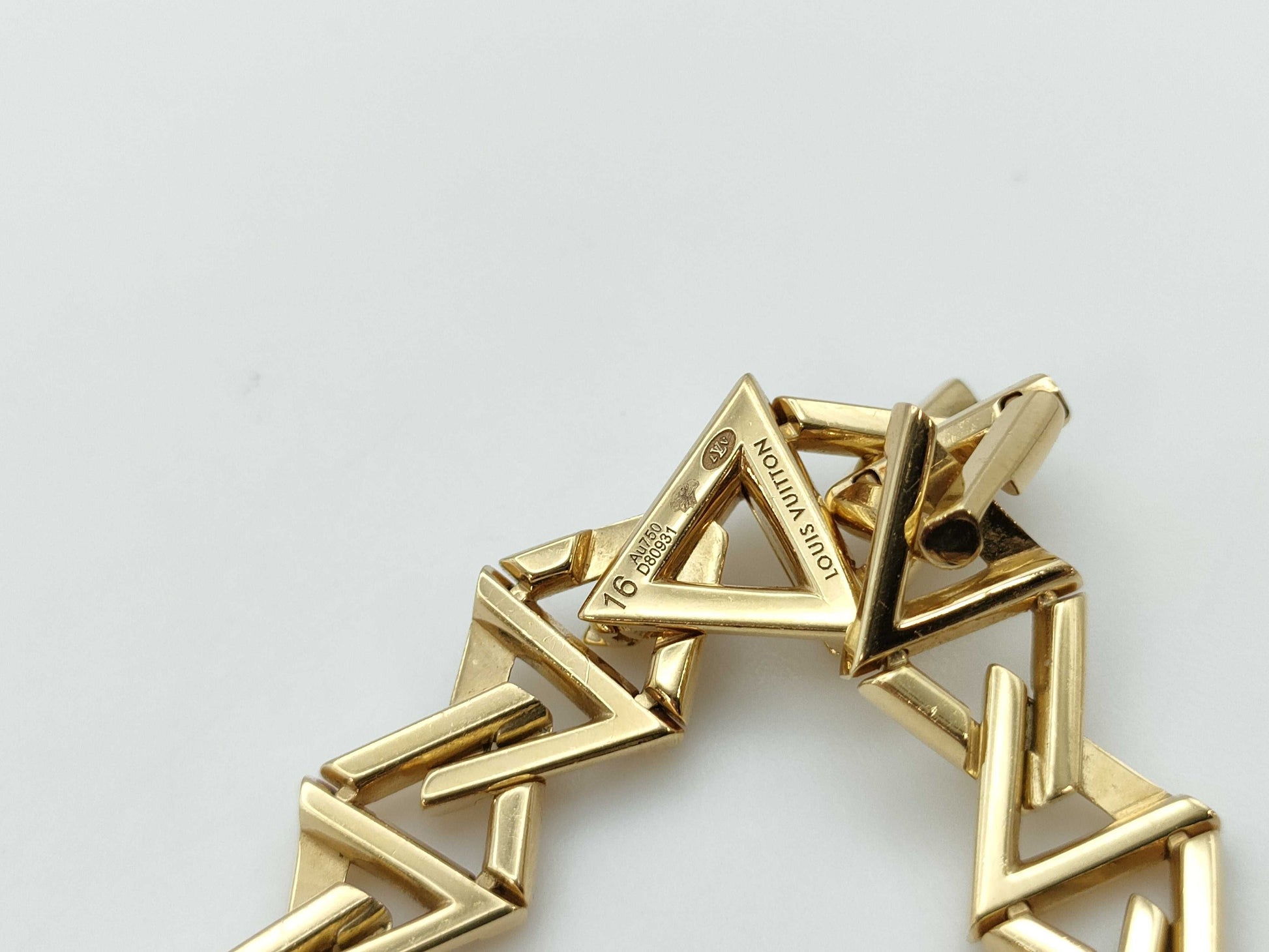 LOUIS VUITTON Volt #16 YG Au750 17.3g Bracelet/Bangle 
