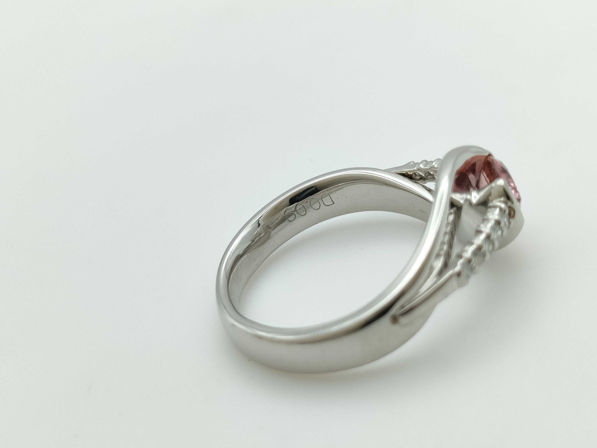 S 0.549ct D 0.09ct PT900 6.9g Ring 