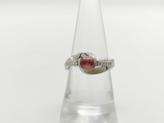 S 0.549ct D 0.09ct PT900 6.9g Ring 