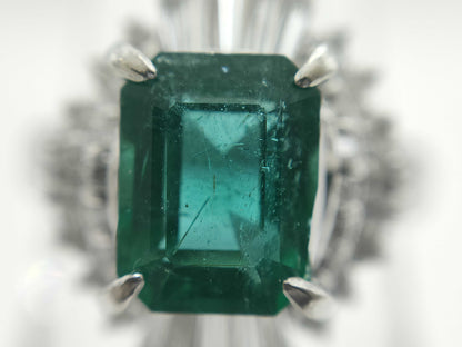 Emerald D0.70ct PT900 7.6g Ring 