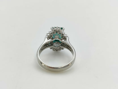 Emerald D0.70ct PT900 7.6g Ring 