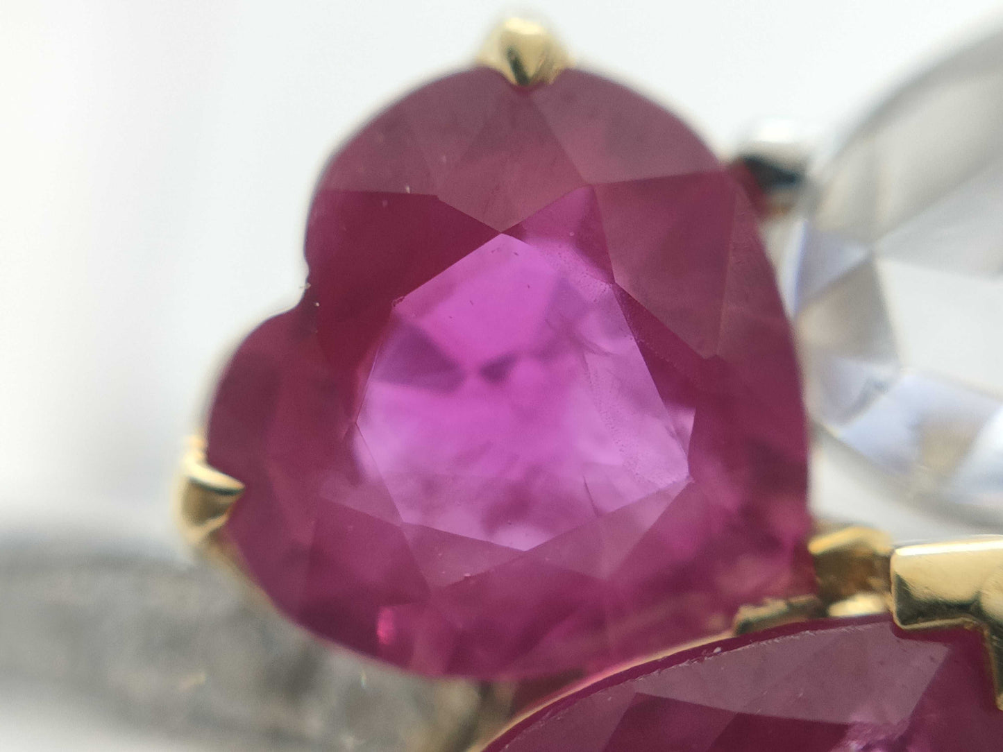 R0.94ct D0.63ct K18 4.0g Ring 