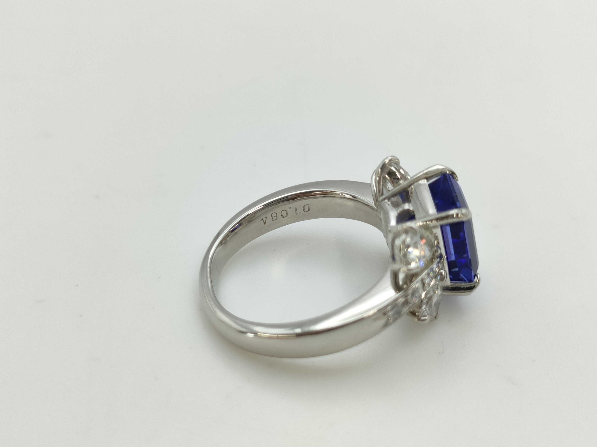 TZ3.61ct D1.084ct PT900 10.2g Ring 