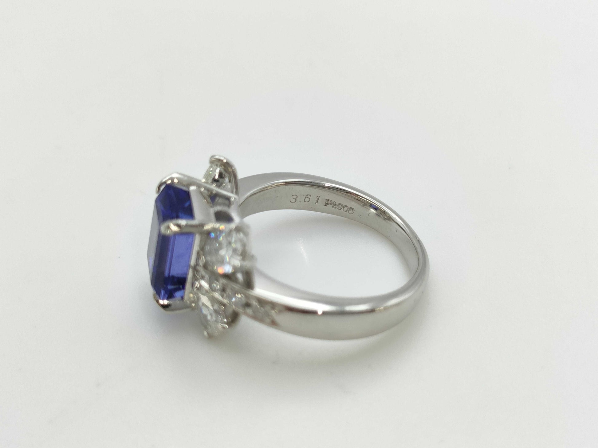 TZ3.61ct D1.084ct PT900 10.2g Ring 