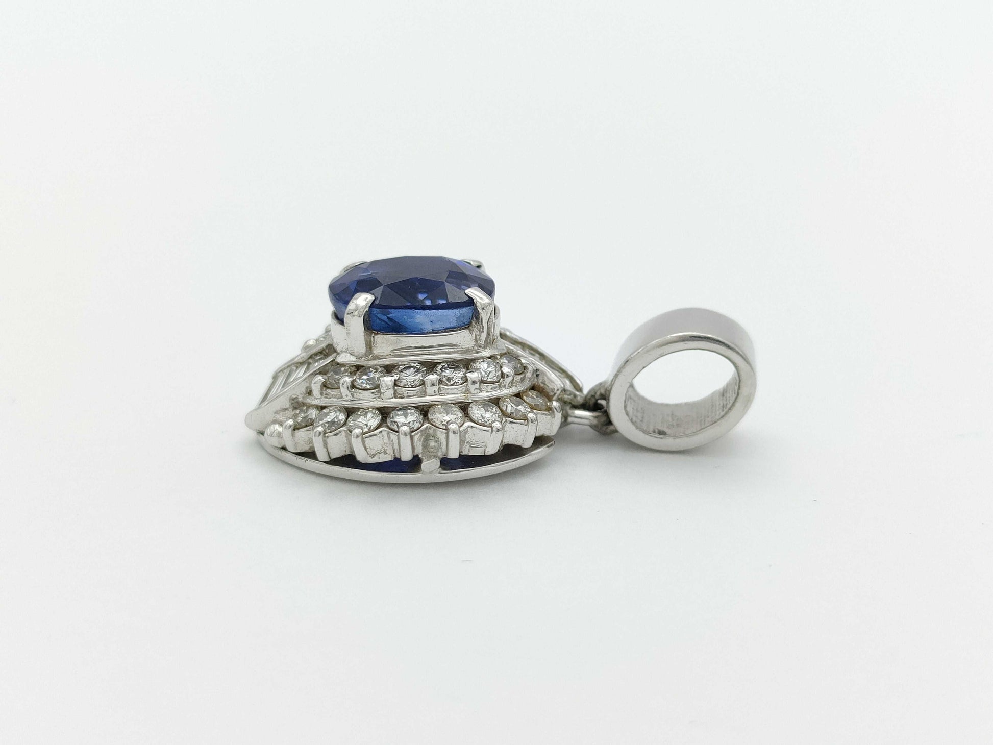 S2.31ct D0.72ct PT900 6.3g Pendant Top 