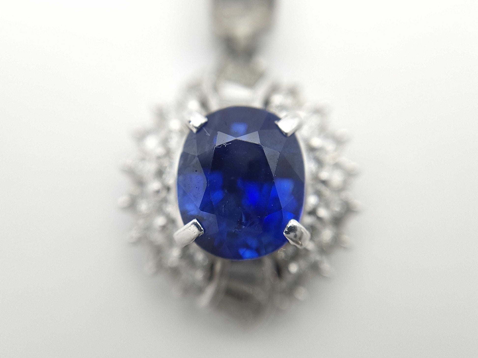 S2.31ct D0.72ct PT900 6.3g Pendant Top 