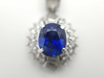 S2.31ct D0.72ct PT900 6.3g Pendant Top 