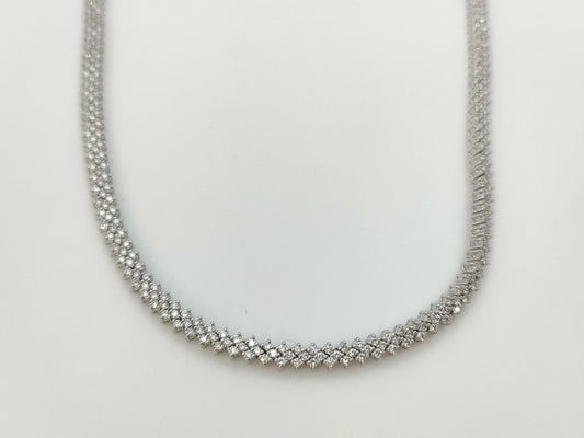 D5.00ct PT900 28.0g Necklace 