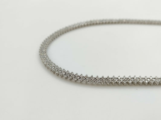 D5.00ct PT900 28.0g Necklace 