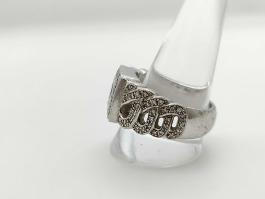 D1.024/0.74ct PT900 37.9g ​​Ring 