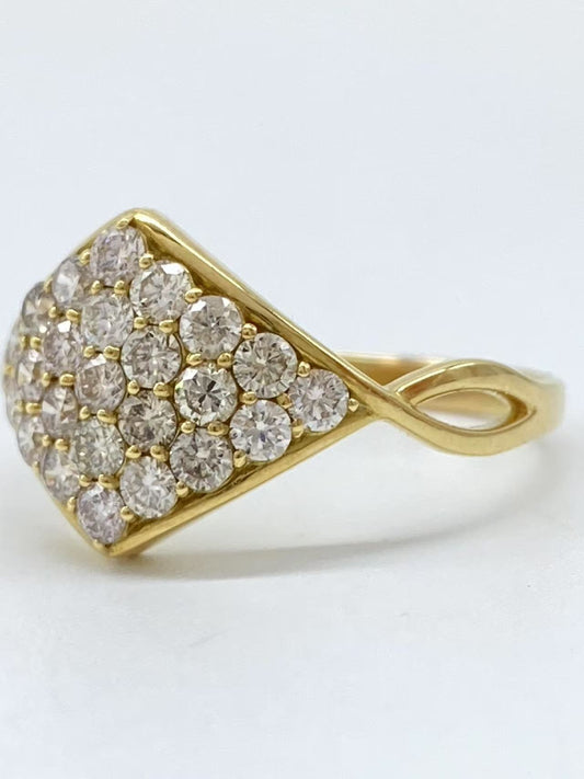 D1.0ct K18 3.3g Ring 