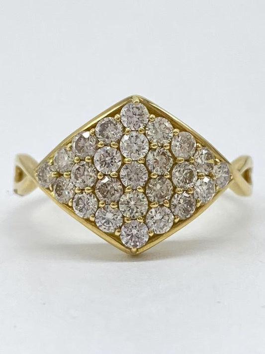 D1.0ct K18 3.3g Ring 