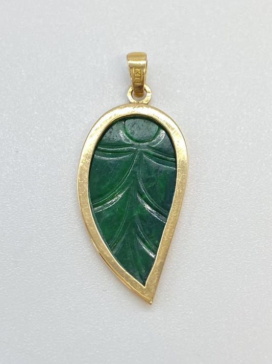 Jadeite K18 1.6g Pendant Top 