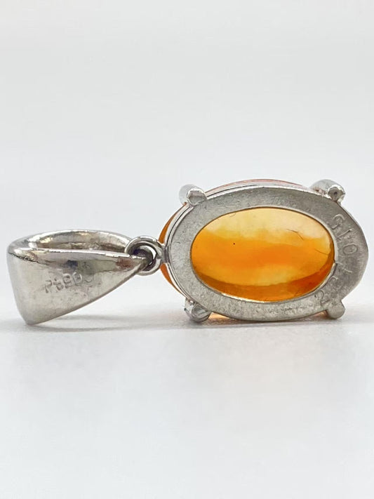 OP 2.81ct D 0.15ct Pt900 3.3g Pendant Top 
