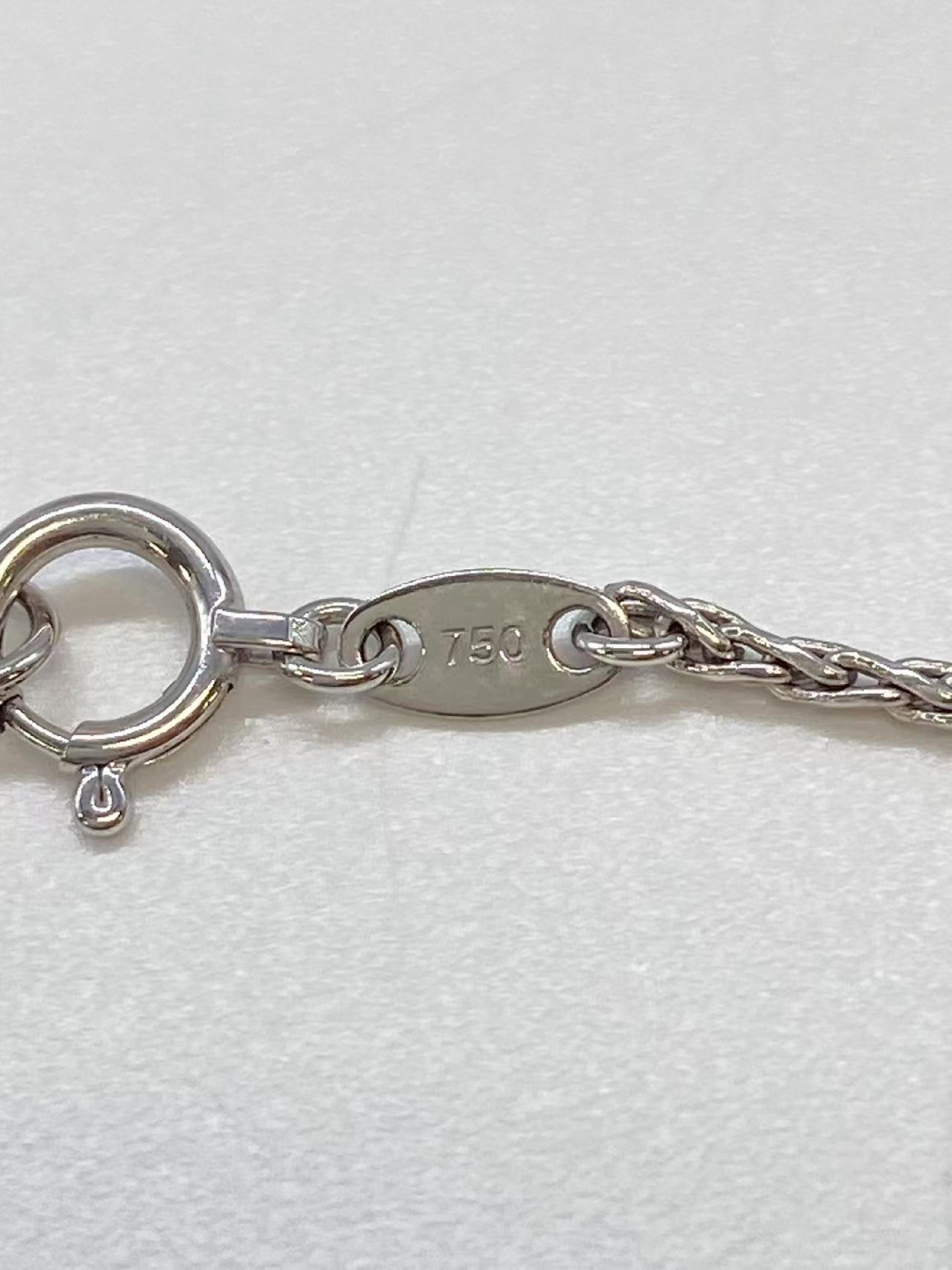 R0.19ct D0.41ct 750 9.7g Necklace 