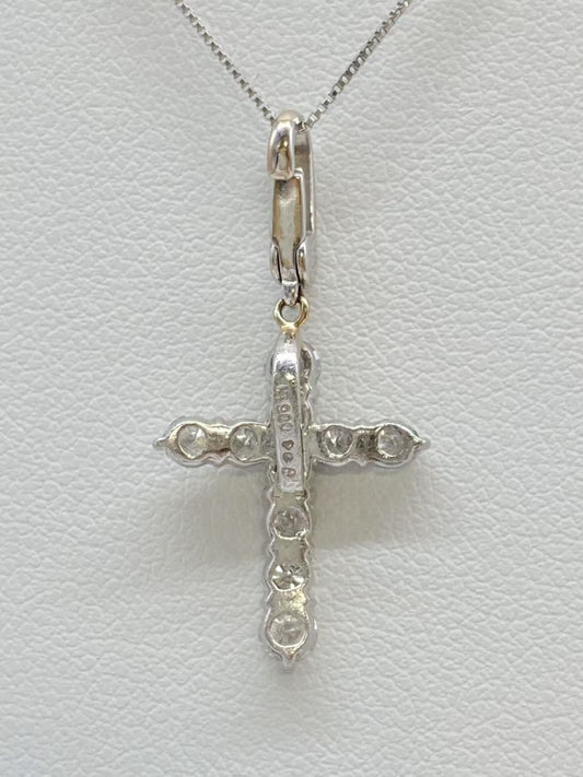 D0.8ct Pt850/Pt900 3.5g Necklace 