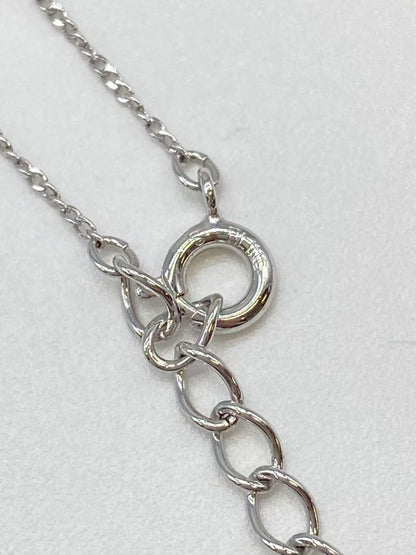 Pearl necklace, approximately 8.1-8.4mm, 10.4g, sterling silver 
