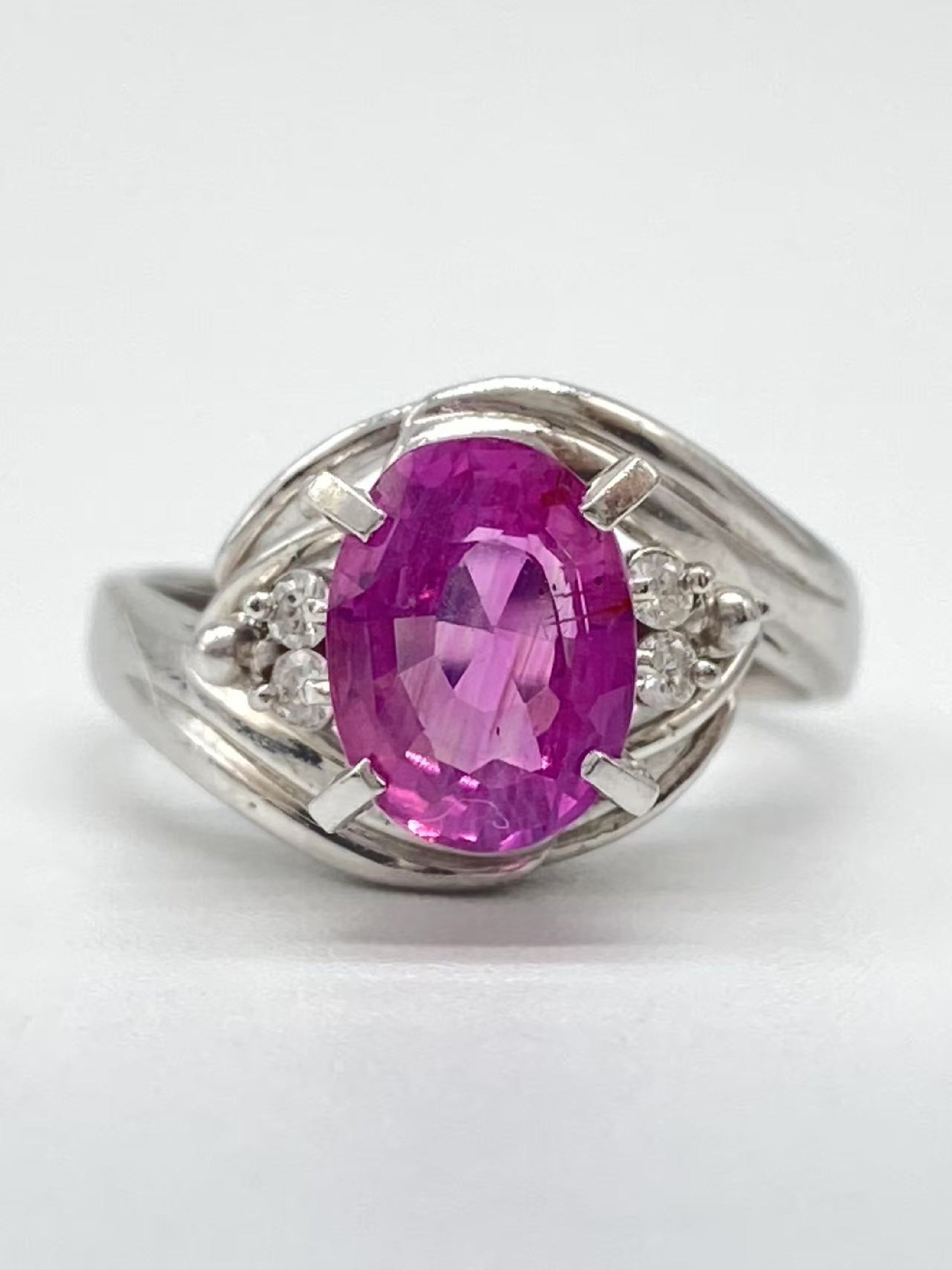 PS1.65ct D0.06ct Pt900 5.4g Ring 